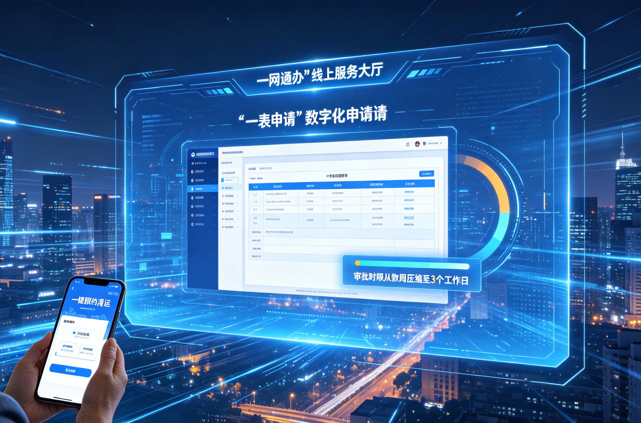 一网通办，申报高效